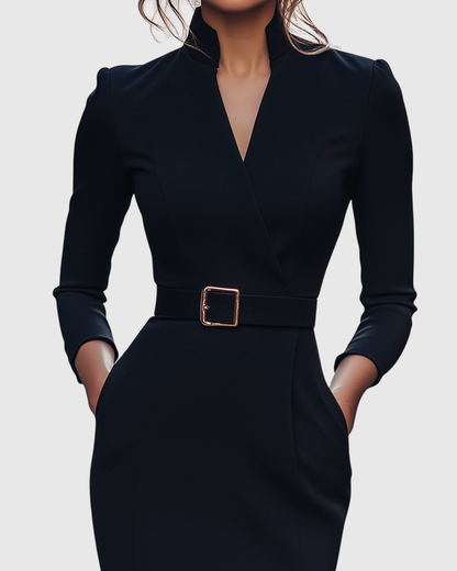 Claribel - Refined Midi Dress