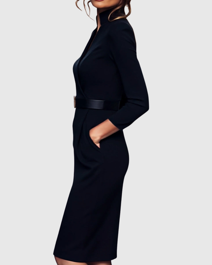 Claribel - Refined Midi Dress